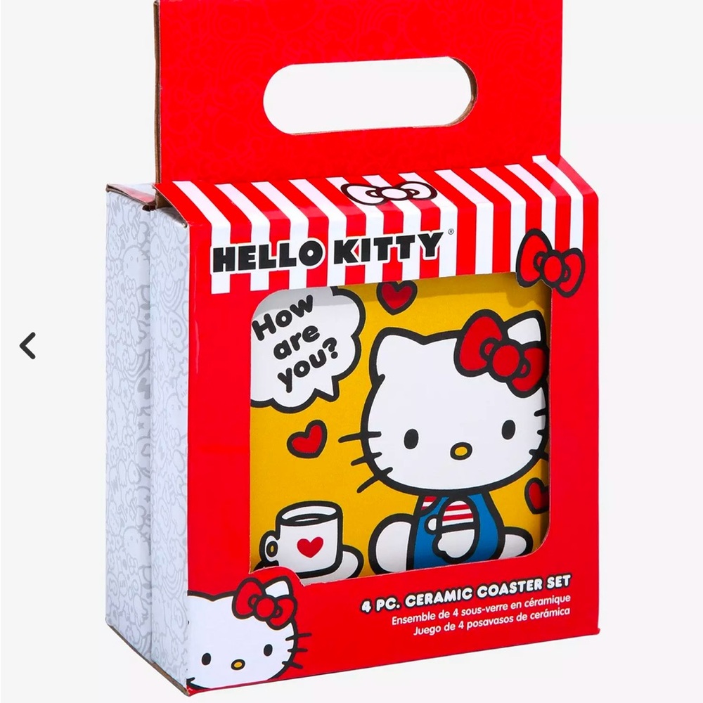 NIB Hello Kitty ceramic Coaster Set - Picture 3 of 8